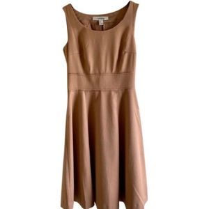 Forever 21 Sleeveless Fit & Flare Dress Taupe 4